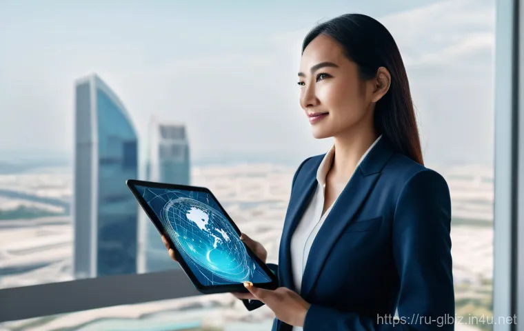 국제비즈니스 자격증 고득점 합격 사례 - **Prompt 1: The Visionary Global Leader**
    A highly detailed, realistic photograph of a confident...