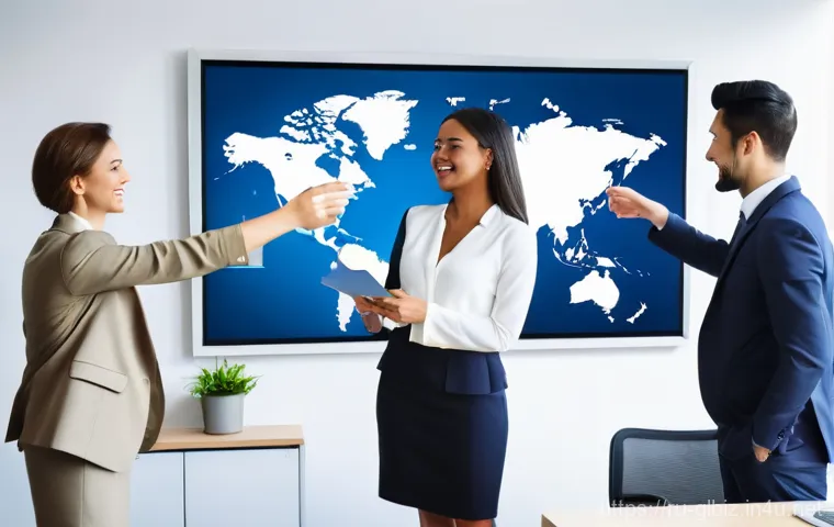 국제비즈니스 자격증 시험 일정과 준비 - **Image Prompt: Financial Acumen and Global Recognition**
    A bright, clean, and modern office set...